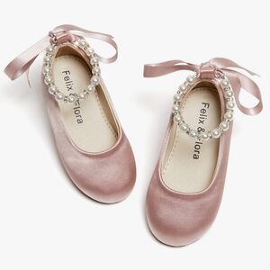 Felix & Flora Champagne Pink Ballet Flats